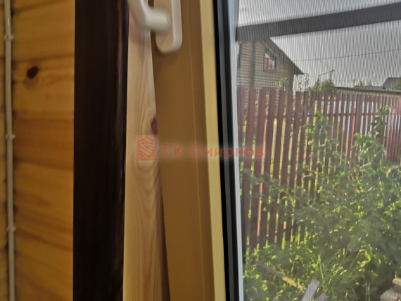 ПВХ окна крашенные