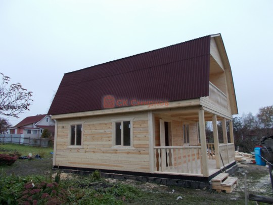 Март 2020 - дом из бруса №60