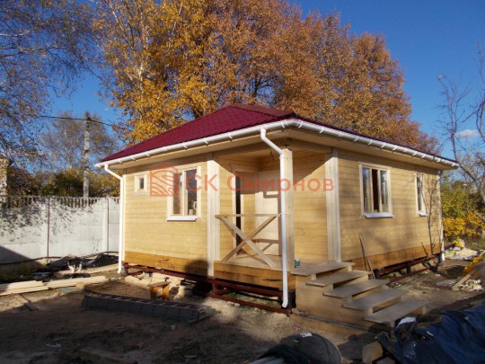 Ноябрь 2018 - баня из бруса №54