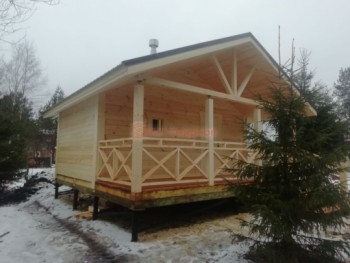 Фото №7: баня из бруса 105