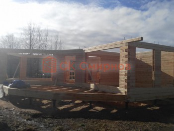 Фото №70: баня из бруса 33